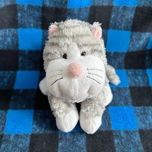 Webkinz Ganz Sterling Cheeky Cat Striped Gray Tabby Plush HM496